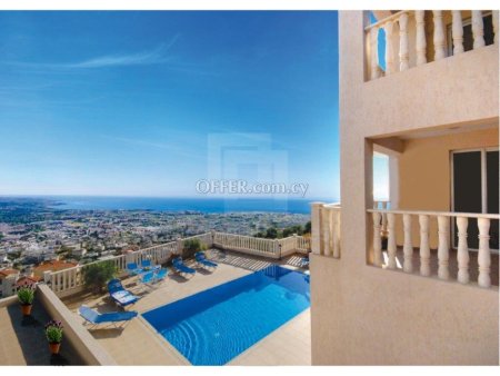 New six bedroom villa for sale on top of Peyia Hills of Paphos - 6