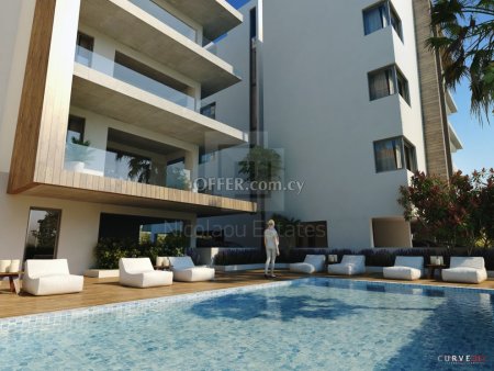Two bedroom penthouse with roof garden for sale close to Marina in Larnaca