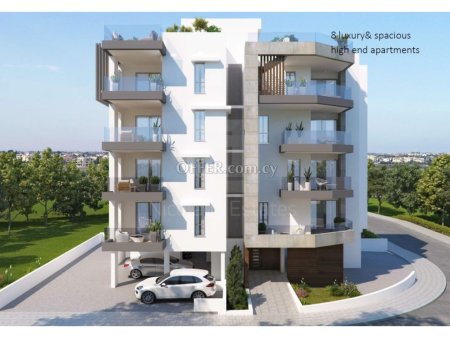 Luxury 2 bedroom penthouse with sea view roof garden for sale in Larnaca