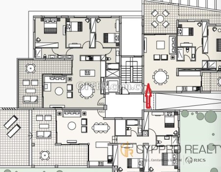 Luxury 2 Bedroom Ground Floor Apartment in Agios Athanasios - 2