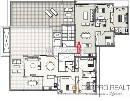 Luxury 3 Bedroom Penthouse in Agios Athanasios - 2