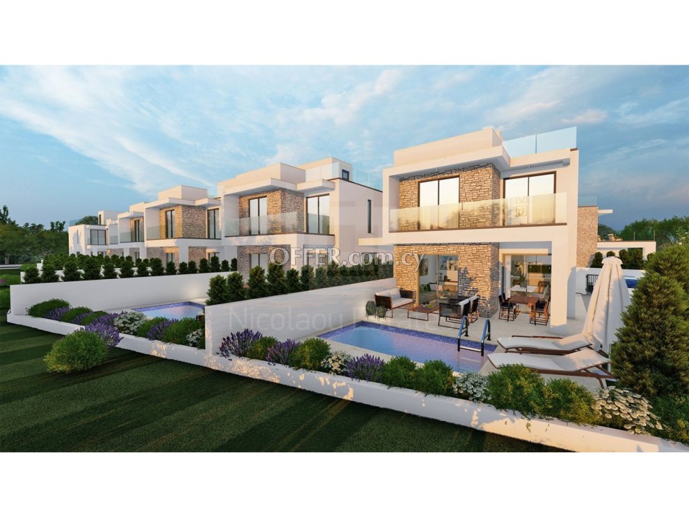 New three bedroom villa in a luxury complex in Peyia area of Paphos - 2