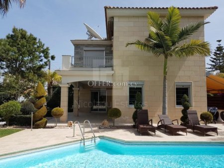 Luxury 4 bedroom villa in Potamos Germasogias with swimming pool