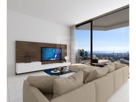 New modern three bedroom penthouse for sale in Germasogeia area of Limassol - 1