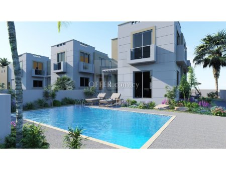 Luxury semi detached villa with pool in Protaras tourist area