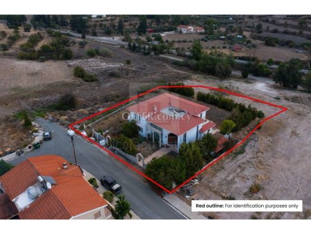 Large four bedroom house for sale in Mitsero village of Nicosia