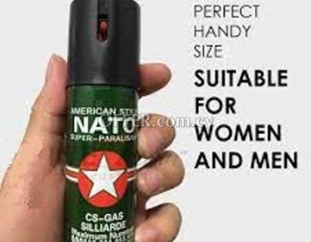 Pepper spray NATO 50ml selfdefense indoors