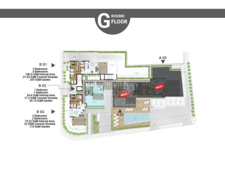 One bedroom ground floor apartment with 45 sq.m. garden for sale in Mackenzie - 8