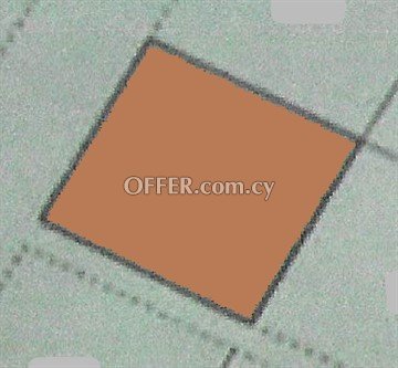 Residential Plot Of 519 Sq.m.  In Paralimni