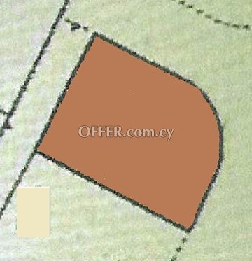 Corner Residential Plot Of 584 Sq.m.  In Tseri, Nicosia - Next To Gree - 1