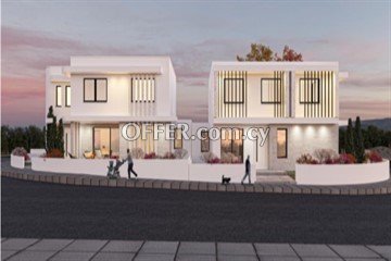 Under construction modern house of sale in Latsia area, in Nicosia wit