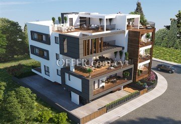 2+1 Bedroom Luxury Penthouse With Roof Garden  In Aradippou, Larnaca