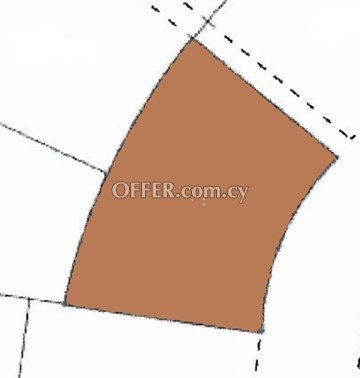 Plot Of 614 Sq.M.  In Egkomi, Nicosia- Next To Pedestrian Street With  - 1