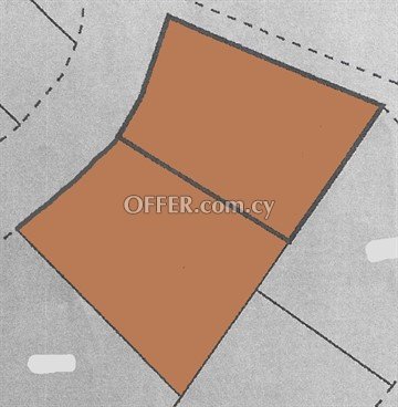 Two Residential Plots 1283 Sq.M.  In Klirou, Nicosia