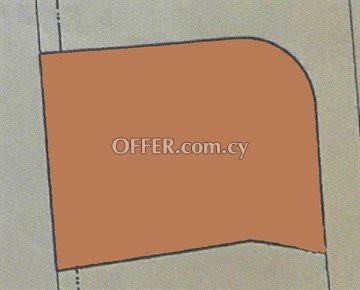 Residential Plot Of 1085 Sq.M.  In Latsia, Nicosia