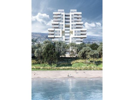 Beachfront three bedroom apartment for sale in Agios Tychonas tourist area