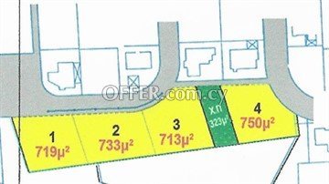 Under Division Plot Of 719 Sq.m.  In Kokkinotrimithia, Nicosia