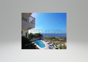 Amazing Panoramic Sea View 5 Bedroom Detached Villa  In Tala, Paphos - - 5