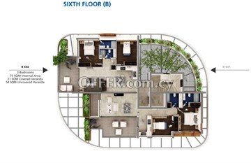 2 Bedroom Luxury Apartment  In Larnaka - 3