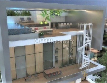 3 Bedroom Penthouse with Private Pool in Dasoudi