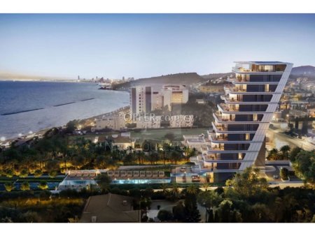 Large ultra luxury apartment for sale in Amathus sea front