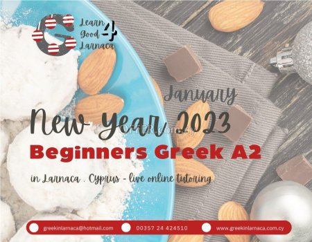 New Year 2023 Greek Language Course in Cyprus, January 2023 - 3