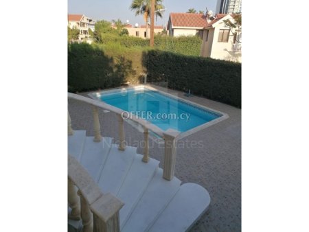 Villa of 6 bedrooms with private swimming pool in a gated complex in Limassol tourist area