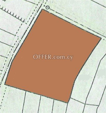 Residential Plot Of 7758 Sq.m.  In Nea Dimmata, Paphos