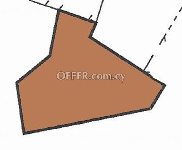 Commercial Plot Of 563 Sq.M.  In Palouriotissa, Nicosia