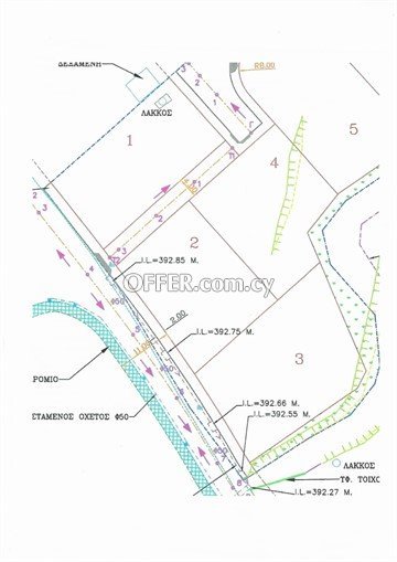 Under Division Plot Of 521 Sq.m.  In Mathiatis, Nicosia - 1