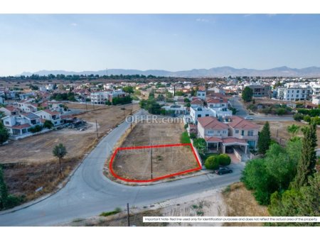Residential corner plot for sale in Makedonitissa Nicosia