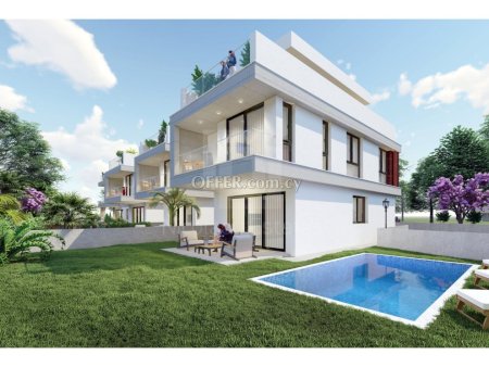 New four bedroom villa for sale in Agios Tychonas tourist area