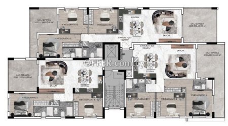 Καινούργιο Πωλείται €250,000 Διαμέρισμα Ρετιρέ, τελευταίο όροφο, Άγιος Δομέτιος Λευκωσία - 2