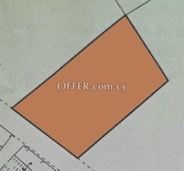 Large Residential Piece Of Land Of 1731 Sq.M.  In Katw Pyrgos, Nicosia - 1