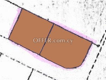 2 Commercial Plots Of 1224 Sq.m.  In Strovolos, Nicosia