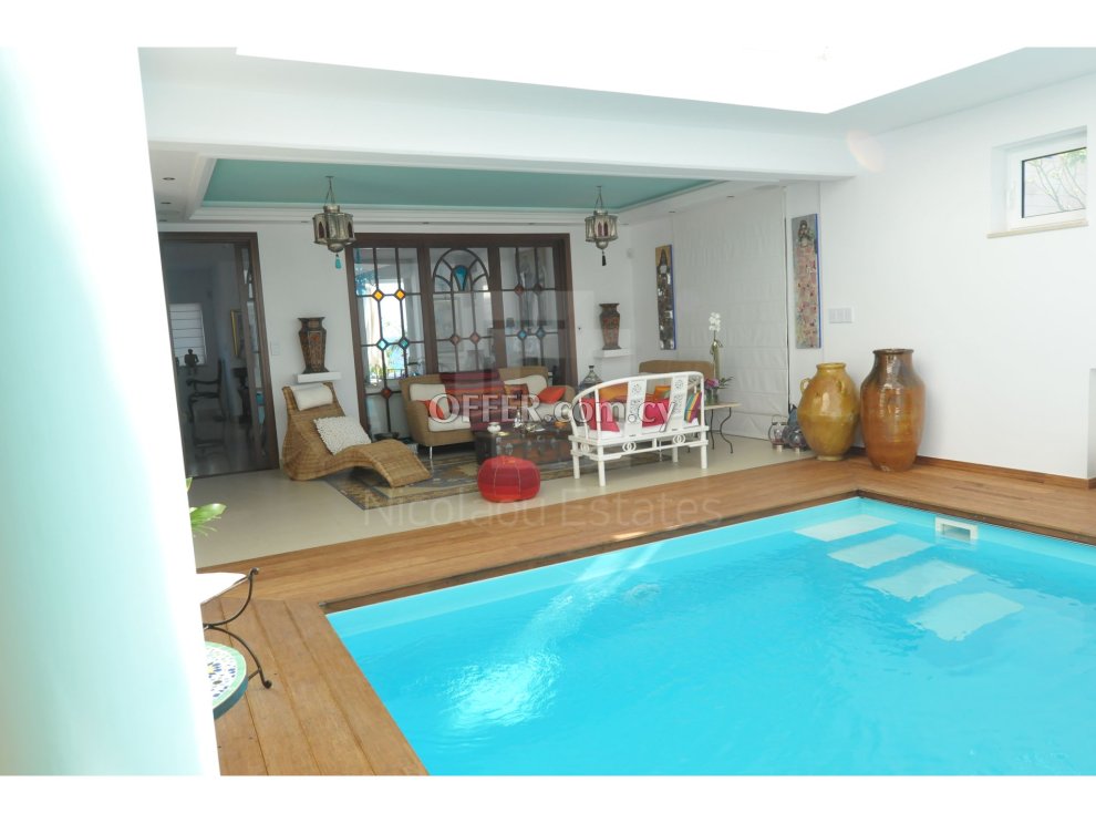 Beachfront villa with indoor pool for rent in Zygi area of Limassol - 2