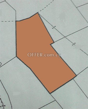 Large Piece Of Land Of 5686 Sq.M.  In Choirokoitia, Larnaka