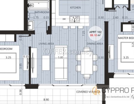 2 Bedroom Apartment in Potamos Germasogeias - 2