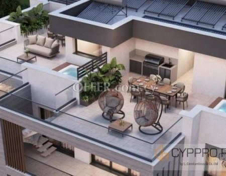 2 Bedroom Penthouse with Roof Garden in Potamos Germasogeias