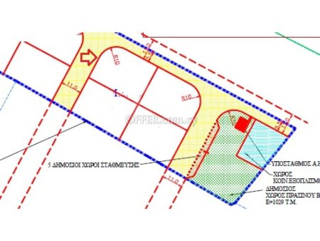619 sq.m. residential plot for sale in near Limni Mangli and Pedieos riverside