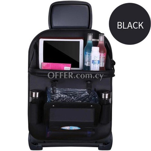 Car Seat Back Storage Bag Organizer Box Felt Covers Backseat Holder Multi-Pockets Container Universal Stowing Tidying Protector - 2