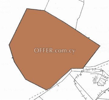 Large Piece Of Land Of 11676 Sq.M.  In Kornos, Larnaka