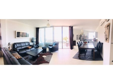 Beautiful three bedroom apartment with swimming pool and sea views for sale in Germasogia area - 1