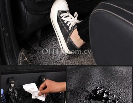 Car Seat Back Storage Bag Organizer Box Felt Covers Backseat Holder Multi-Pockets Container Universal Stowing Tidying Protector - 4