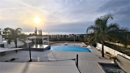 Resale Modern Large Villa with Sea Views in Sea Caves walking distance to Beach