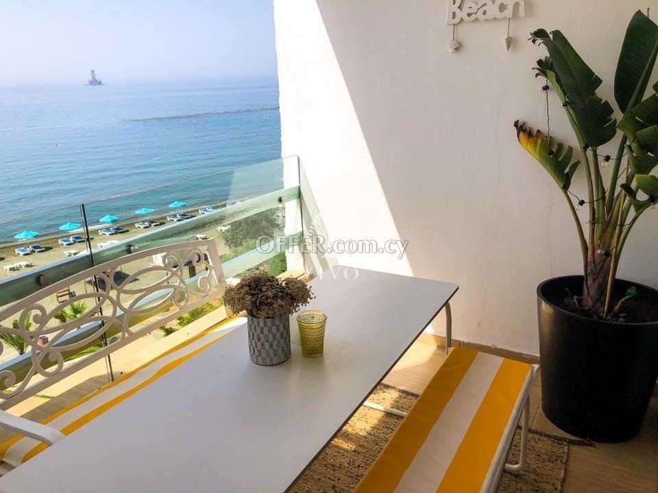 BEAUTIFULL 2 BEDROOM FULLY FURNISHED BY THE SEA FRONT IN AGIOS TYCHONAS - 1