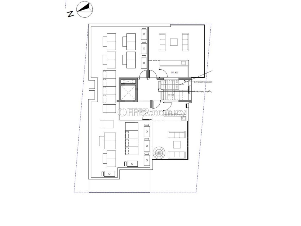 New three bedroom penthouse for sale in Latsia area Nicosia - 7