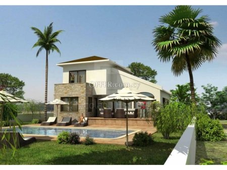 New five bedroom villa with pool in Dekhelia area Larnaca