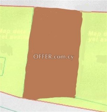 Residential Plot Of 558 Sq.m.  In Geri, Nicosia - Close To Green Area