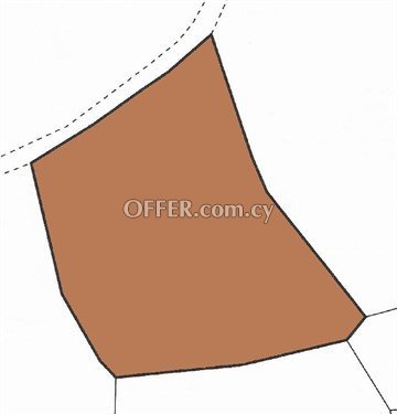 Residential Piece Of Land 4014 Sq.m.  In Kathikas, Pafos